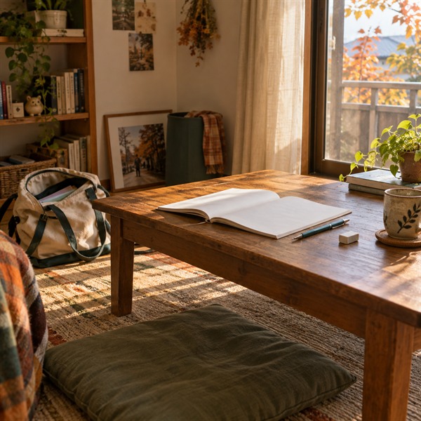 勉強の前に、机を完璧にしなくてもいい
